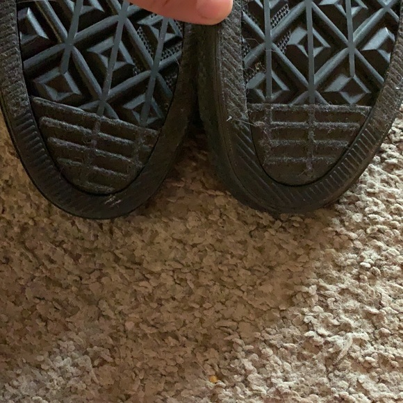 CONVERSE CHUCK TAYLOR ALL STAR SHOES LOW TOP BLACK MONOCHROME - Picture 4 of 4